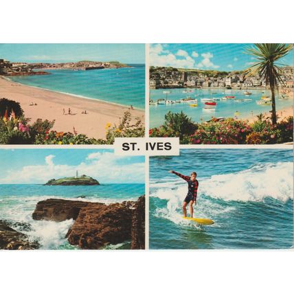 St Ives, Cornwall multiview- John Hinde # 2DC 320