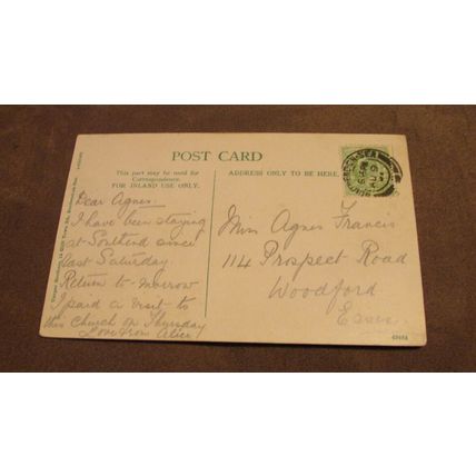 Early Cooper Brothers Postcard - St Mary's Church, Prittlewell - Southend Essex