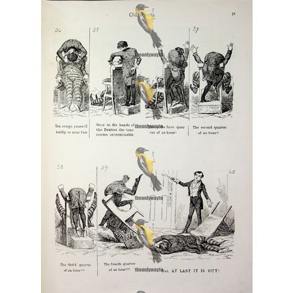 Toothache (4), Humour In Old Prints, More On Back, Book Illustration, 1893