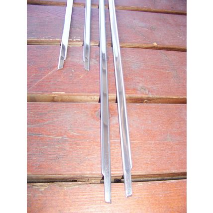 1965 CHRYSLER NEW YORKER 2D HT BELT LINE TRIM OEM 4 PCS TWO DOOR HARD TOP