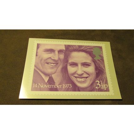 1973 Princess Anne Royal Wedding PHQ Card. PHQ4. Mint / Unused