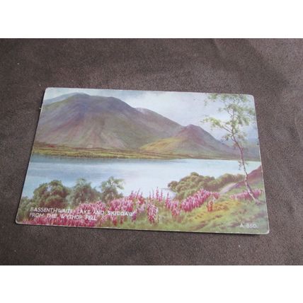 Valentines Postcard - Bassenthwaite, Cumbria - Artist E.H Thompson A850