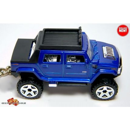 RARE KEYCHAIN BLUE HUMMER H2 TRUCK