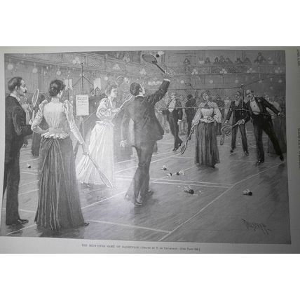 Harper's Weekly April 4, 1891 Big Fishing by Frederick Remington; Badminton etc