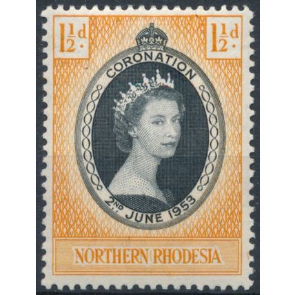 QEII Coronation - Northern Rhodesia 1953 - MNH - SG 60