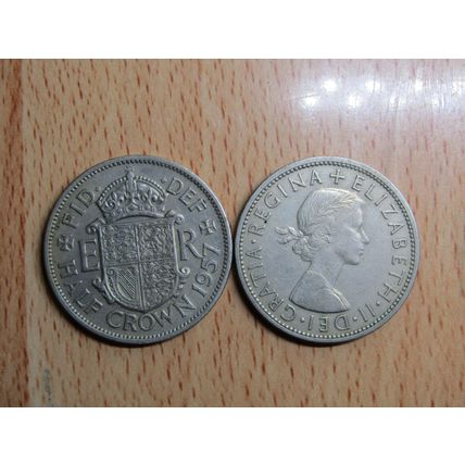 GB 1957 Elizabeth II Half Crown Coin