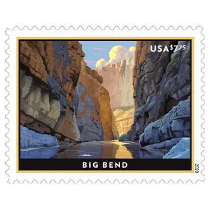 Big Bend National Park $7.75 Priority Mail Postage Stamp Scott 5429