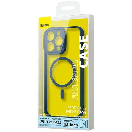 Baseus Frame MagSafe Case for Apple iPhone 14 Pro - Blue