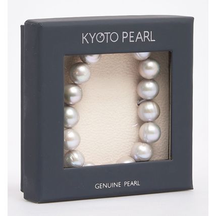 KYOTO PEARL Grey Freshwater Pearl Bracelet BNIB (RARE & COLLECTABLE)