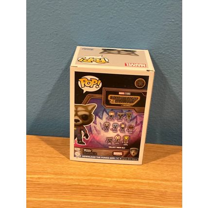 Funko Pop! Rocket #1202 Facsimile Laser Autographed Figure (Box & Protector)