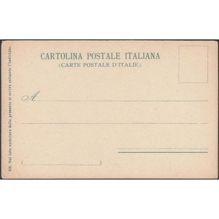 Facciata della Stazione Ferrov, Piazza dei Cinquecento, Roma, c.1905 - Cartolina