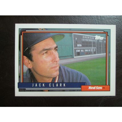 Two (2) Jack Clark Baseball Cards - See Pictures and Description Below