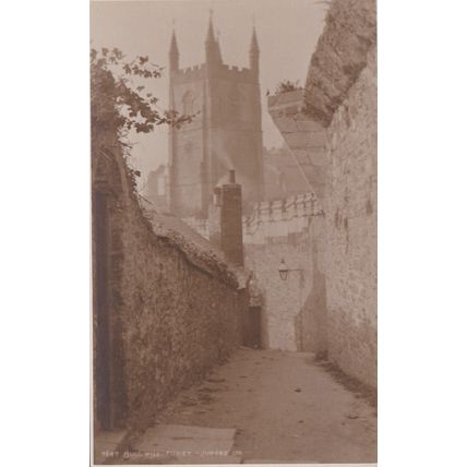 EC808 FOWEY - BULL HILL . JUDGES POSTCARD