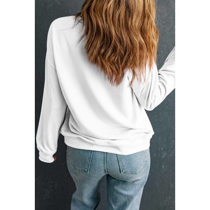 White Ace Card Cowboy Graphic Trendy Sweatshirt