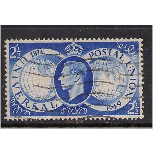 GB 1949 KGV1 2 1/2d Blue Universal Postal union SG 499.(G827 )