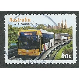 AUS 2012 60c (S/A) 'CITY TRANSPORT' FINE USED (EBID38-608)