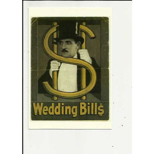 WEDDING BILLS Poster Art Postcard (116)