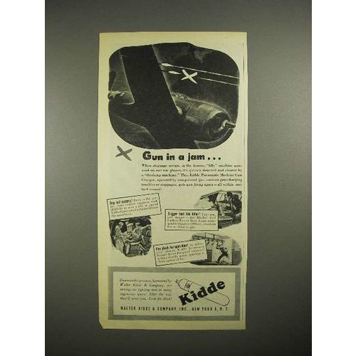 1944 WWII Kiddie Pneumatic Machine Gun Charger Ad