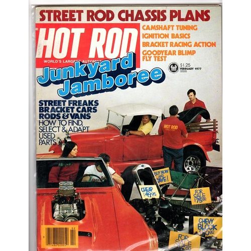 Hot Rod February 1977 Junkyard Jamboree
