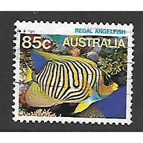 AUSTRALIA 1984 MARINE LIFE 85c ROYAL ANGEL FISH SG 935 FINE USED