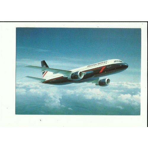 Aviation BRITISH AIRWAYS Airbus A320 Official Postcard (PC016)