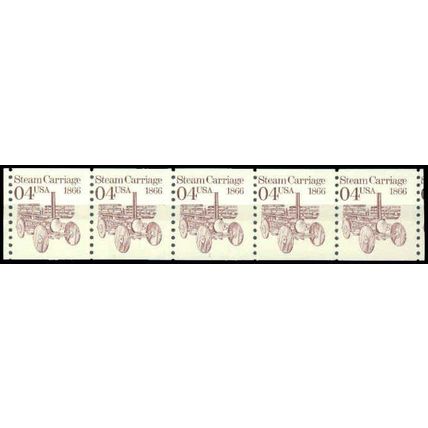 2451 4c Steam Carriage Fine MNH Dry Gum PNC 1/5 P0784