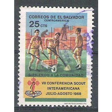 El Salvador ( Salvador ) N° 734 YVERT OBLITERE ( USED )