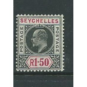 seychelles stamp sg69 sg 69 hm slight gum yellowing