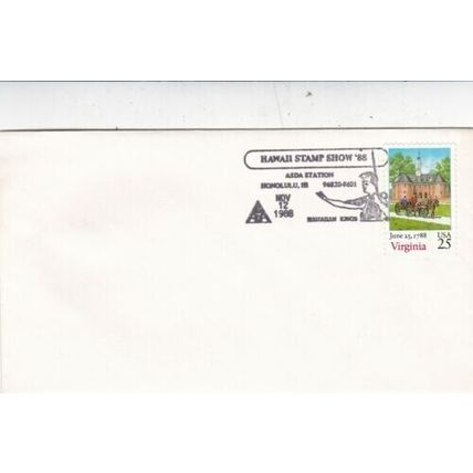 United States 1988 Hawaii Stamp Show Honolulu Cover Honolulu cancel VGC