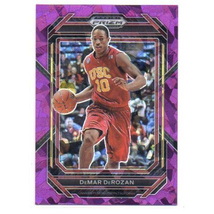 PRIZM PURPLE ICE DRAFT PICKS PRIZM DEMAR DEROZAN #/149 REFRACTOR