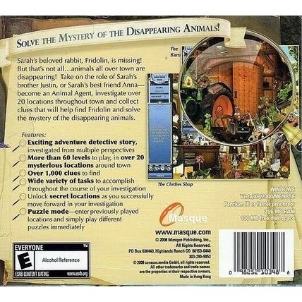Animal Agents (PC-CD, 2008) for Windows - NEW in Jewel Case