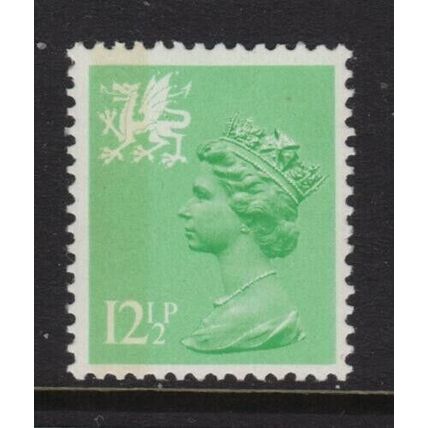 W37 12½p Light Emerald WALES - Unmounted Mint