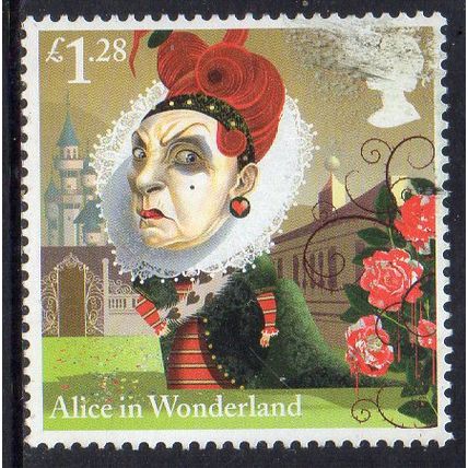 GB 2015 Alice in Wonderland - The Queen of Hearts £1.28 Used