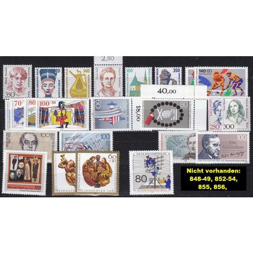 GERMANY BERLIN [1989] Jahrgang ( **/mnh ) wenige fehlen