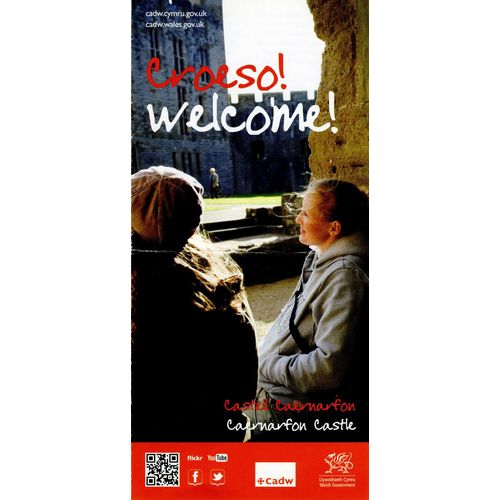 Leaflet: Croeso! / Welcome! – Castell Caernarfon / Caernarfon Castle