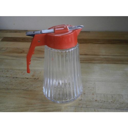 Spanish Valira Glass Syrup / Honey Pouring Dispenser Jug