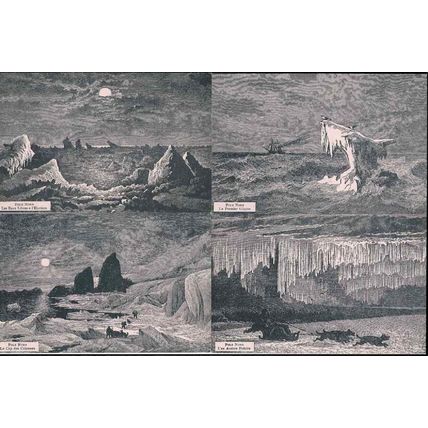 Arctic North 1905 Set of 10 postcards MINT PO Crisp Printer:Allaer Belgium RARE