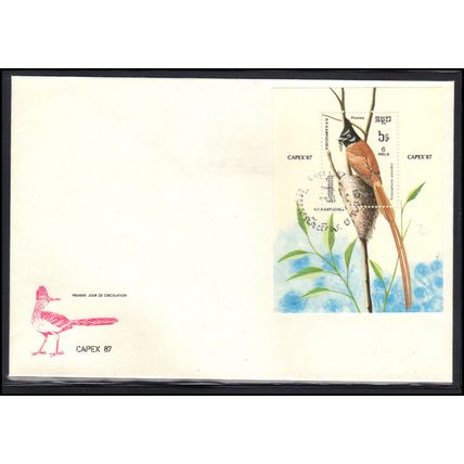 Cover Souvenir Sheet CAPEX '87 (Cachet-U/A) Box0208