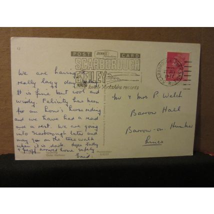 multiview, SCARBOROUGH, YORKSHIRE. used postcard, by Dennis 1972 pm S. 0232 =