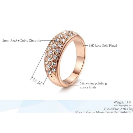 Janice Pave Wedding Band with AAA CZ Diamonds