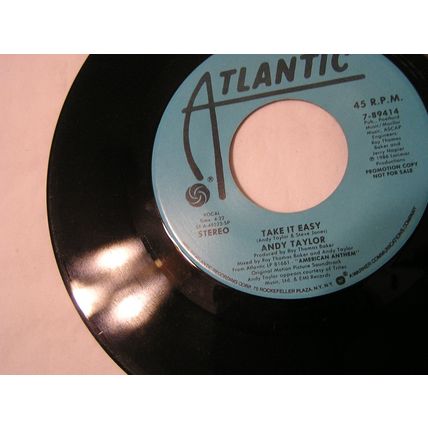 Andy Taylor Promo 45-TAKE IT EASY STEREO