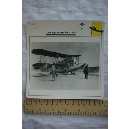 Loening OA & OL series - USA - Seaplane - Collectors Club Card