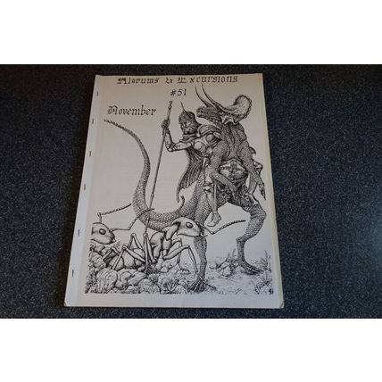 Alarums & Excursions Roleplaying Fanzine by Lee Gold Issue 51