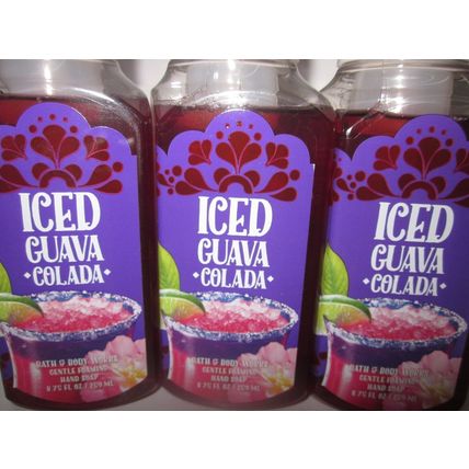 3 Bath & Body Works Gentle Foaming Hand Soap coconut vanilla Iced Guava Colada