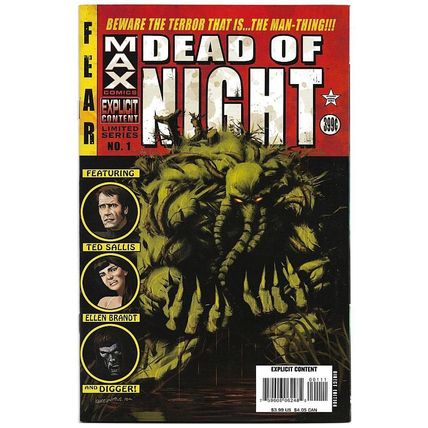Dead Of Night Featuring Man-Thing #1 (2008) *MAX Comics / Limited Series*