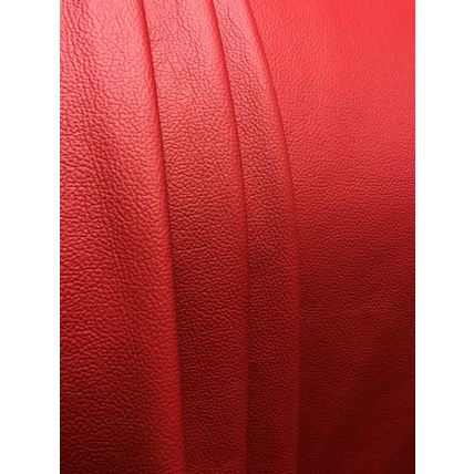 Italian Full Whole Leather Cow Hide Colour Box Red, 48 sq ft per hide