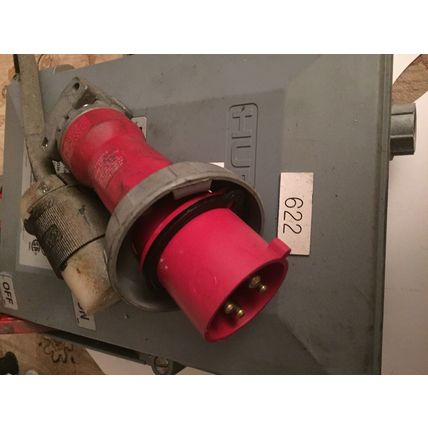 HUBBELL HBL430MIF7W,PLUG, CIRCUIT LOCK PIN & SLEEVE FUSED INTERLOCK,Ae