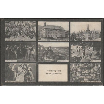 Mehrbild, Heidelberg und Seine Universität, c.1910s - Vogt AK
