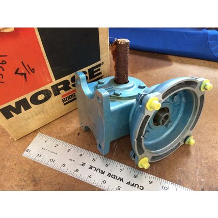 NEW MORSE 74M15017 GEAR HEAD 30 RATIO 13GCT .24HP 58.4RPM,MORSE 74MI50I7,CZ,EX