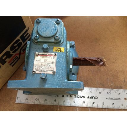 NEW MORSE 74M15017 GEAR HEAD 30 RATIO 13GCT .24HP 58.4RPM,MORSE 74MI50I7,CZ,EX